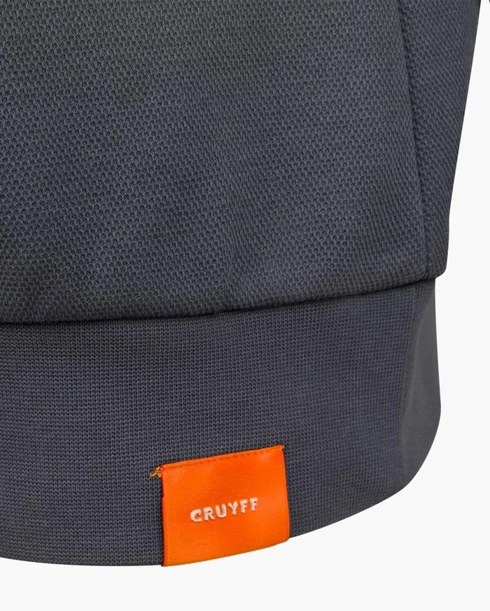 Men Cruyff Sweats and Hoodies Pique Hoodie Anthracite Men Cruyff Sweats and Hoodies Pique Hoodie Anthracite