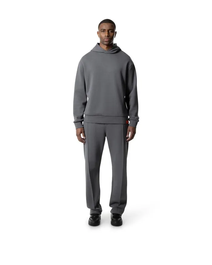 Men Cruyff Sweats and Hoodies Pique Hoodie Anthracite Men Cruyff Sweats and Hoodies Pique Hoodie Anthracite