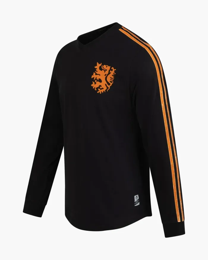 Men Cruyff Sweats and Hoodies World Cup Tee LS Black Men Cruyff Sweats and Hoodies World Cup Tee LS Black
