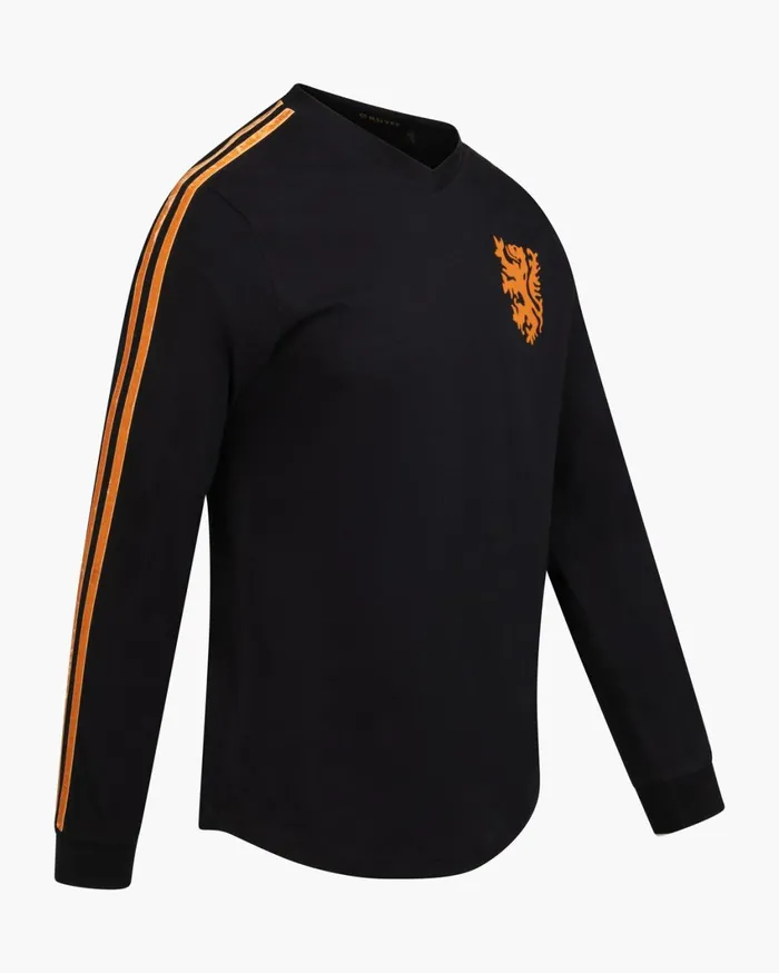 Men Cruyff Sweats and Hoodies World Cup Tee LS Black Men Cruyff Sweats and Hoodies World Cup Tee LS Black