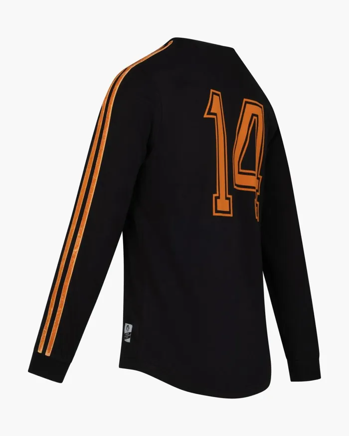 Men Cruyff Sweats and Hoodies World Cup Tee LS Black Men Cruyff Sweats and Hoodies World Cup Tee LS Black