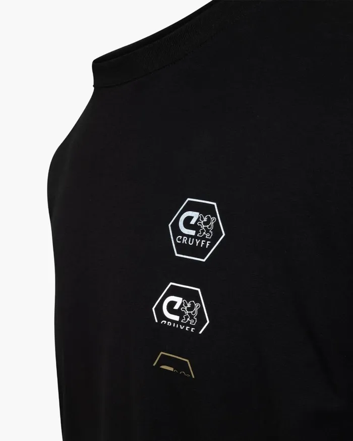Men Cruyff TShirts and Polo039s CLion Back Graphic Tee Blackgold Men Cruyff TShirts and Polo039s CLion Back Graphic Tee Blackgold
