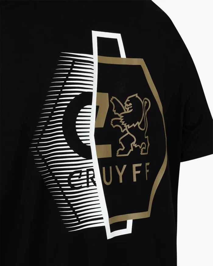 Men Cruyff TShirts and Polo039s CLion Back Graphic Tee Blackgold Men Cruyff TShirts and Polo039s CLion Back Graphic Tee Blackgold