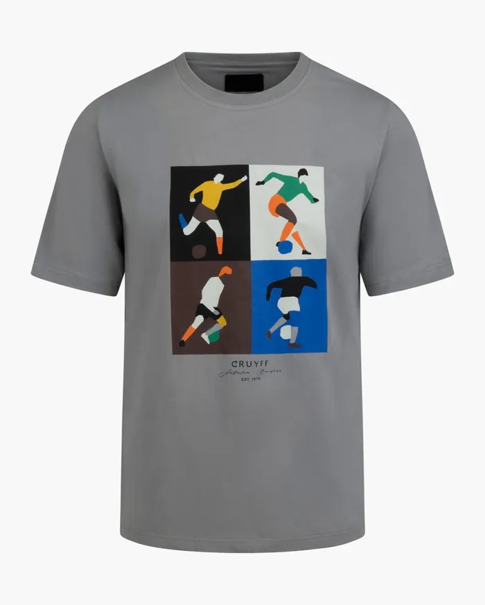 Men Cruyff TShirts and Polo039s Cruyff Turn Tee Ultimate Grey
