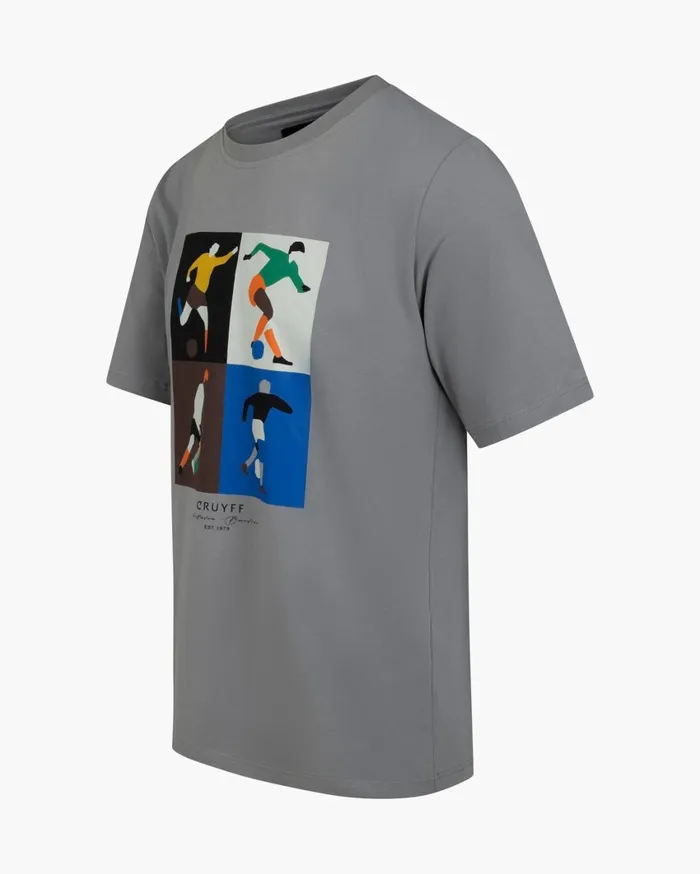 Men Cruyff TShirts and Polo039s Cruyff Turn Tee Ultimate Grey Men Cruyff TShirts and Polo039s Cruyff Turn Tee Ultimate Grey
