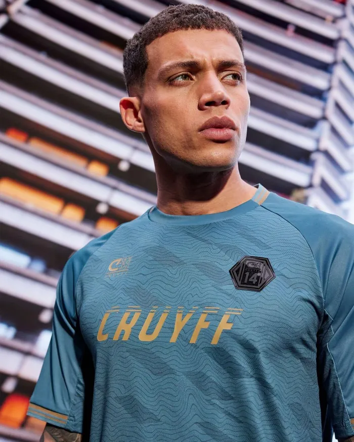 Men Cruyff TShirts and Polo039s Icon Tee Teal Men Cruyff TShirts and Polo039s Icon Tee Teal