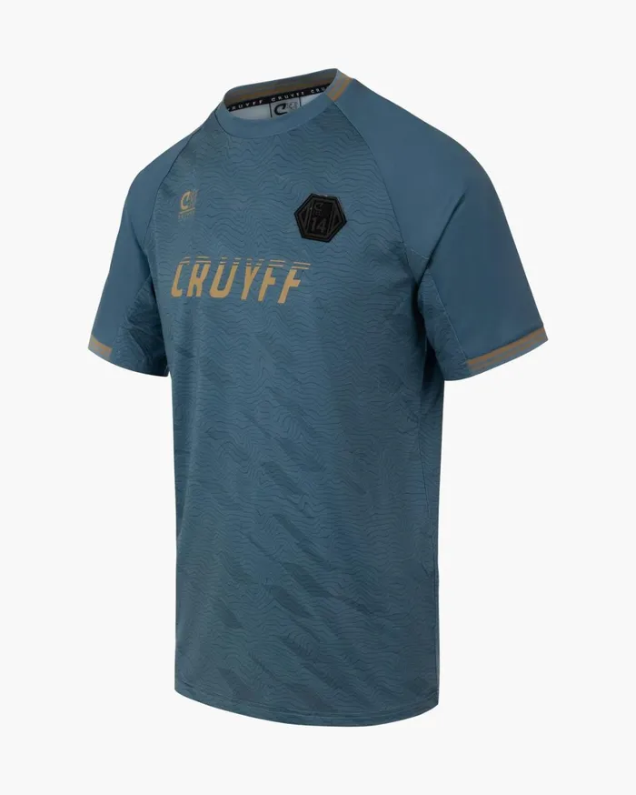 Men Cruyff TShirts and Polo039s Icon Tee Teal Men Cruyff TShirts and Polo039s Icon Tee Teal