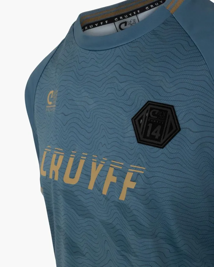 Men Cruyff TShirts and Polo039s Icon Tee Teal Men Cruyff TShirts and Polo039s Icon Tee Teal