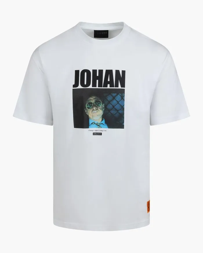 Men Cruyff TShirts and Polo039s Johan Tee White