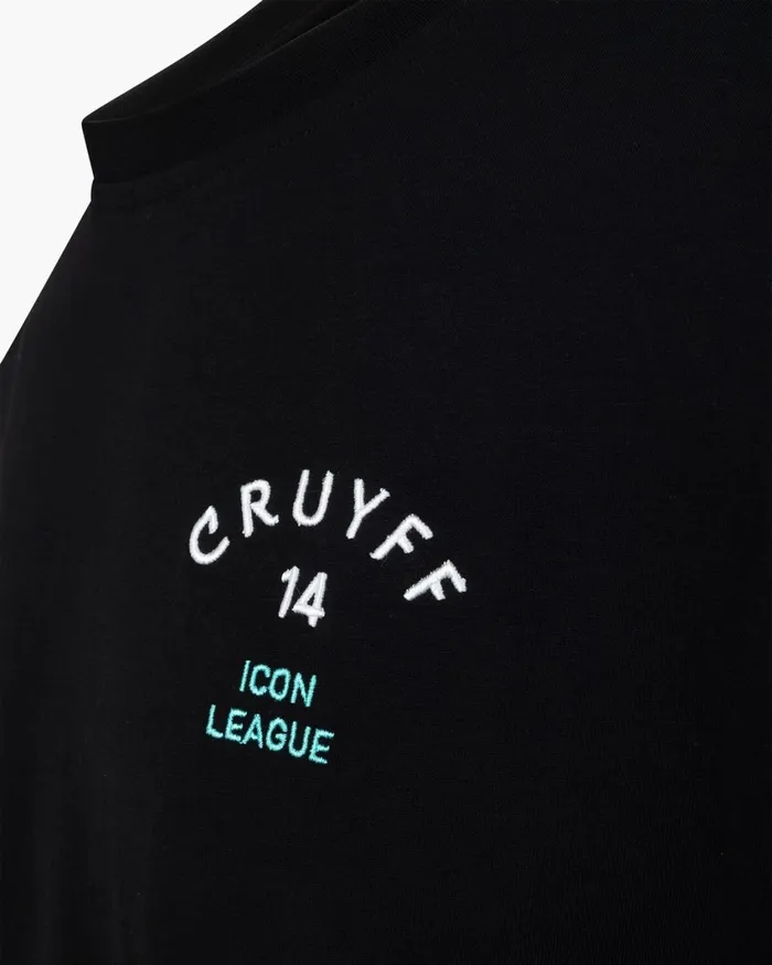 Men Cruyff TShirts and Polo039s League 14 Tee Black Men Cruyff TShirts and Polo039s League 14 Tee Black