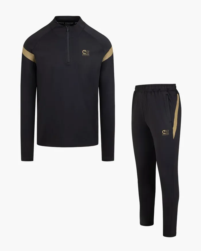 Men Cruyff Tracksuits Farrel Suit Gold