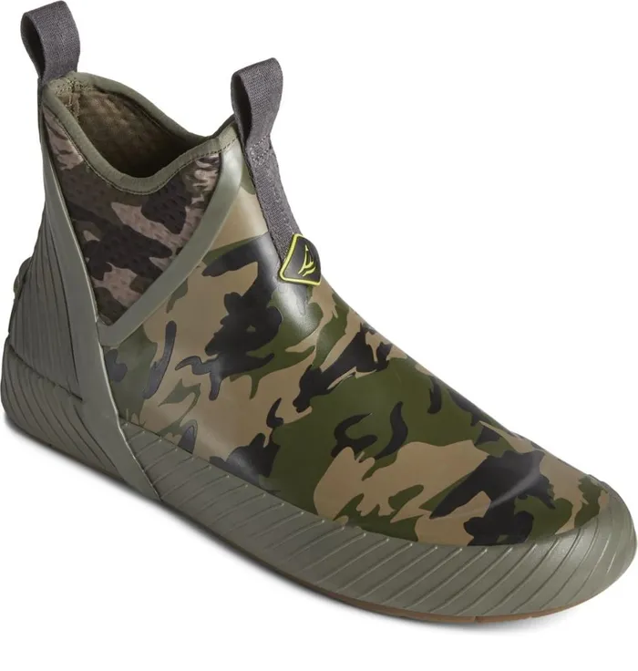 Men Cutwater Deck Boot Olive Sperry Boots Men Cutwater Deck Boot Olive Sperry Boots