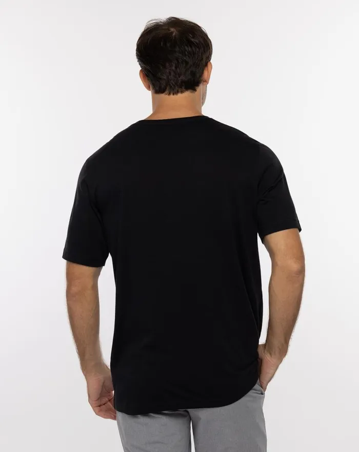 Men EL PASO TEE Black TravisMathew Tees