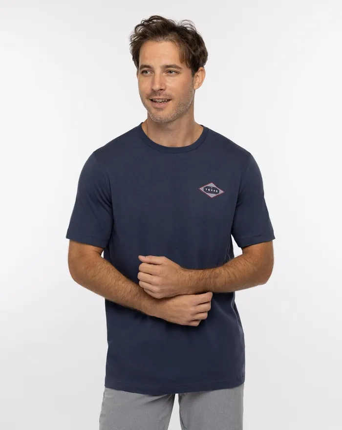 Men ELBOW ROOM TEE Mood Indigo TravisMathew Tees
