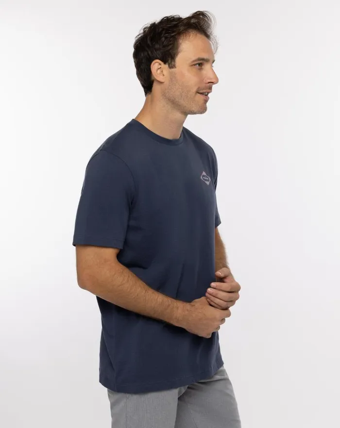 Men ELBOW ROOM TEE Mood Indigo TravisMathew Tees