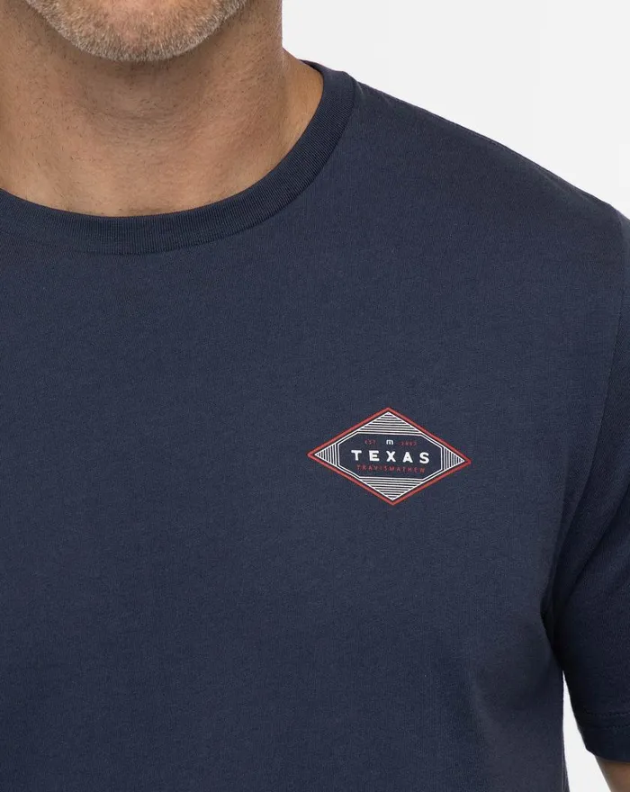 Men ELBOW ROOM TEE Mood Indigo TravisMathew Tees