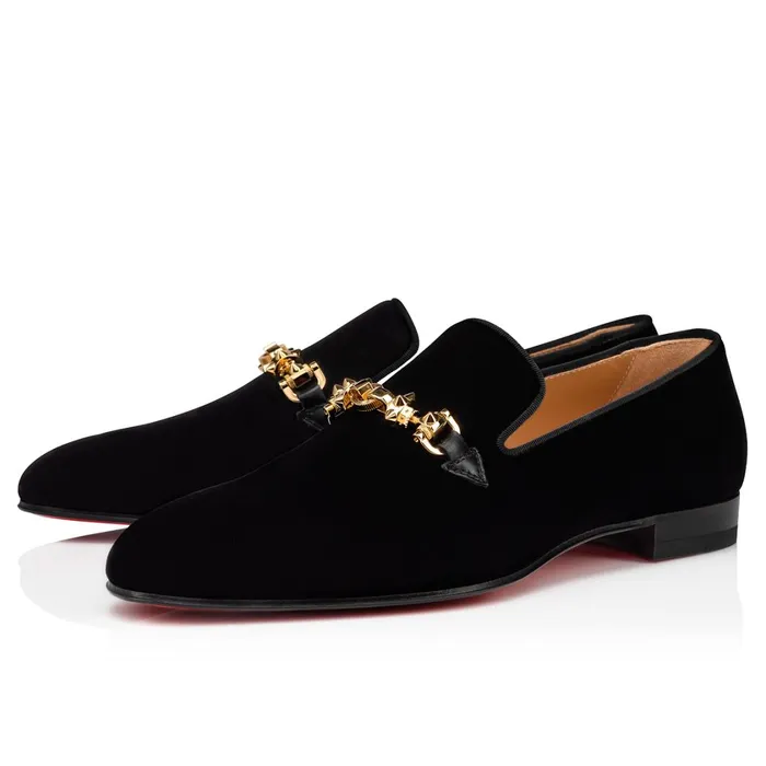 Men Equiswing Loafers 8211 Velvet 8211 Black Black Christian Louboutin Loafers and Slipons Men Equiswing Loafers 8211 Velvet 8211 Black Black Christian Louboutin Loafers and Slipons
