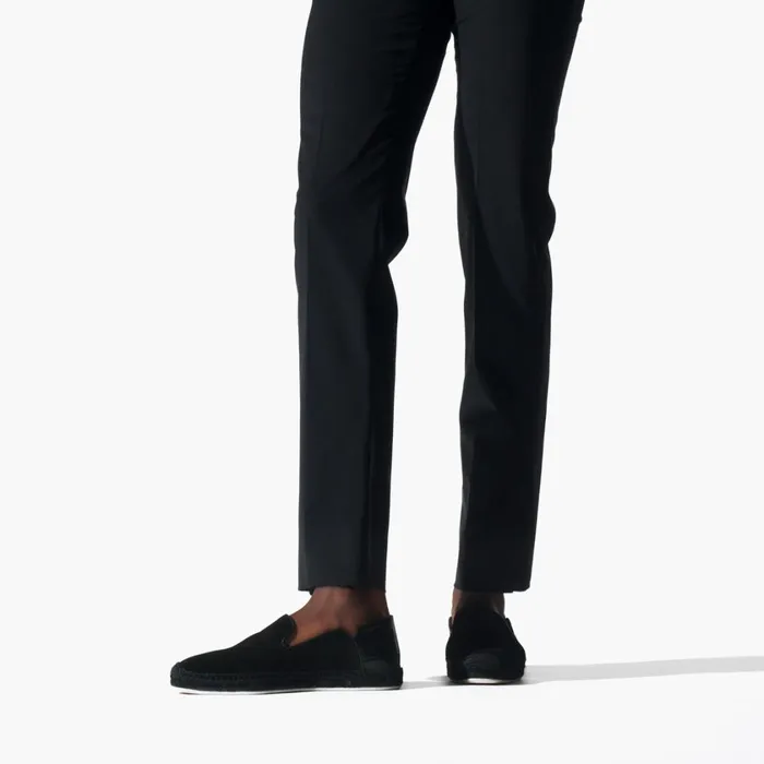 Men Espadon Espadrilles 8211 Calf Leather And Alligator Embossed Calf Leather 8211 Black Black Christian Louboutin Sandals and Espadrilles