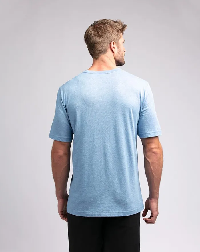 Men EUREKA TEE Heather Blue TravisMathew Tees