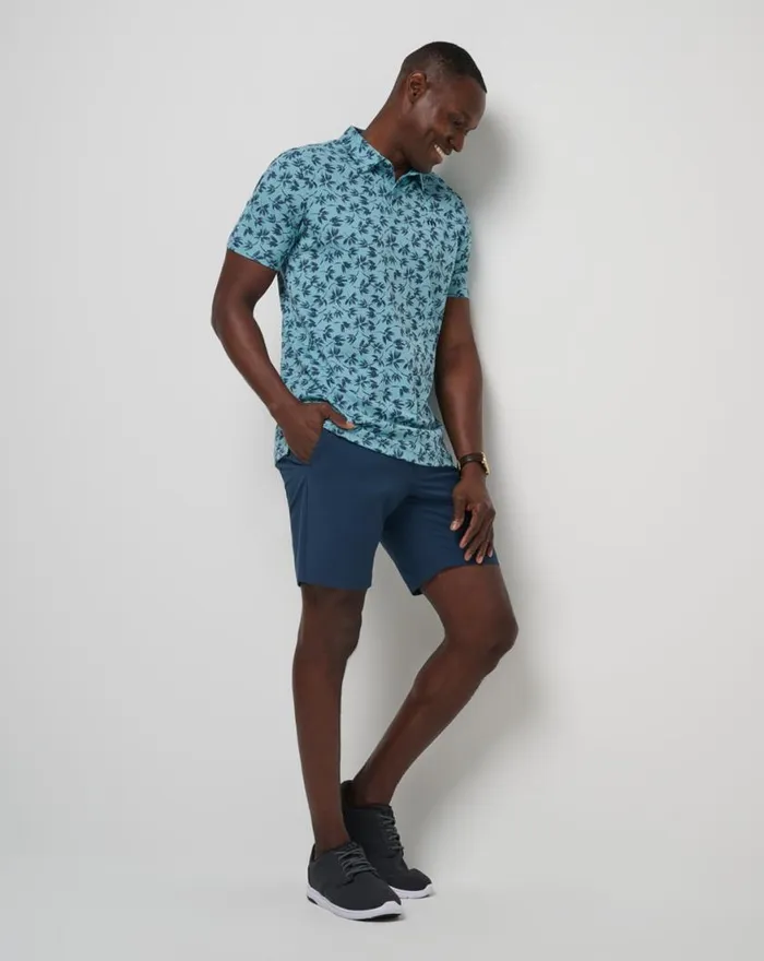 Men FEATHERWEIGHT JUNGLE POLO Cameo TravisMathew Polos