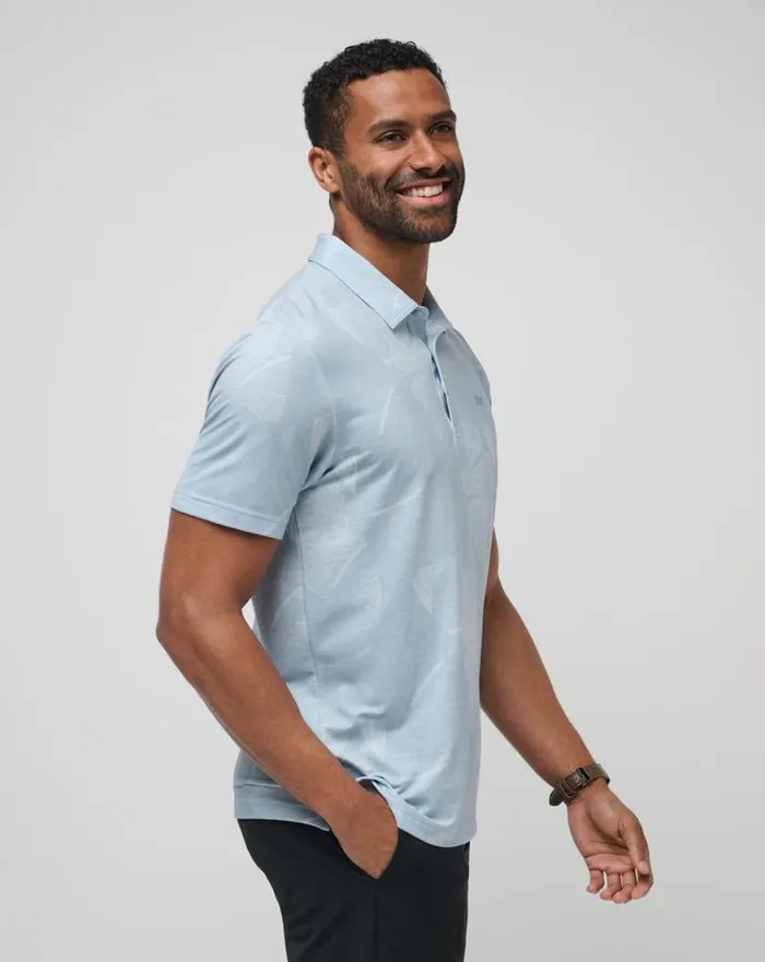 Men FEATHERWEIGHT MIST POLO Heather Dusty Blue TravisMathew Polos
