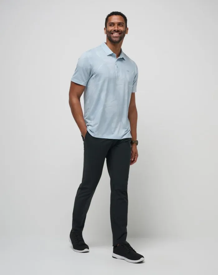 Men FEATHERWEIGHT MIST POLO Heather Dusty Blue TravisMathew Polos