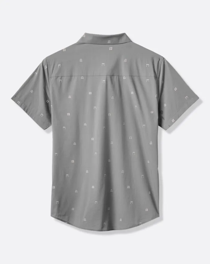 Men FRENCH RIVIERA BUTTONUP Quiet Shade TravisMathew ButtonUps