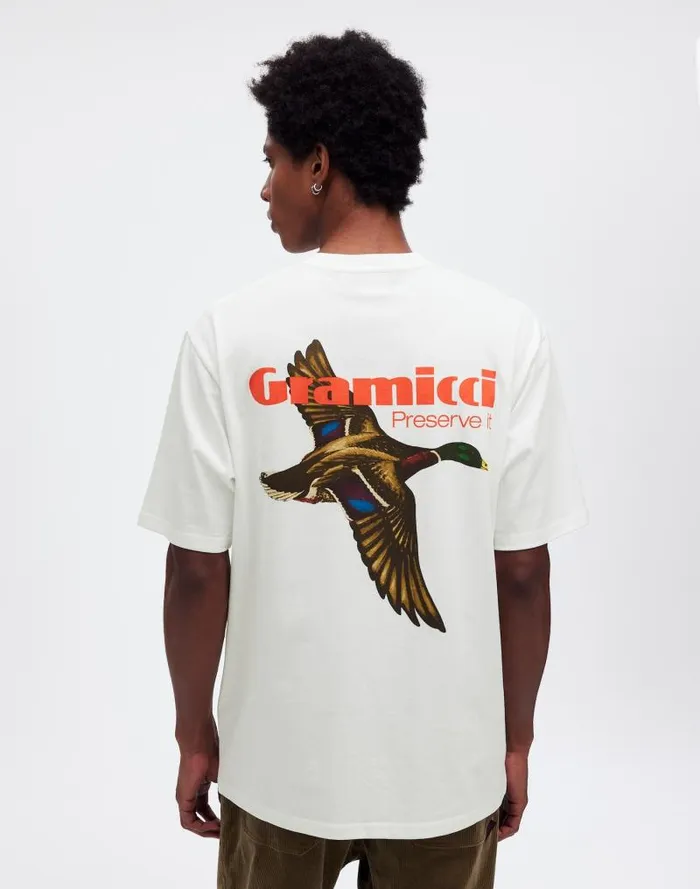 Men Gramicci PreserveIt Tee White Madewell Tees