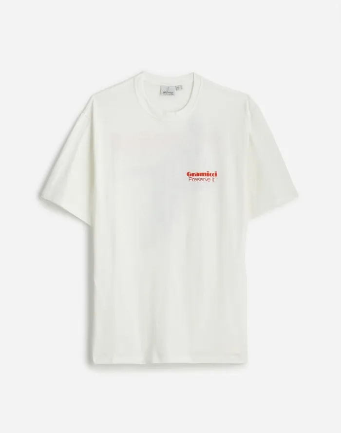 Men Gramicci PreserveIt Tee White Madewell Tees