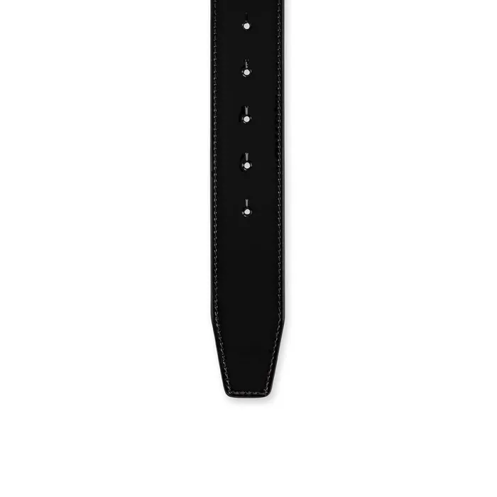 Men Happy Rui CL Logo Belt Belt 8211 Patent Calf 8211 Black Multicolor Christian Louboutin Belts