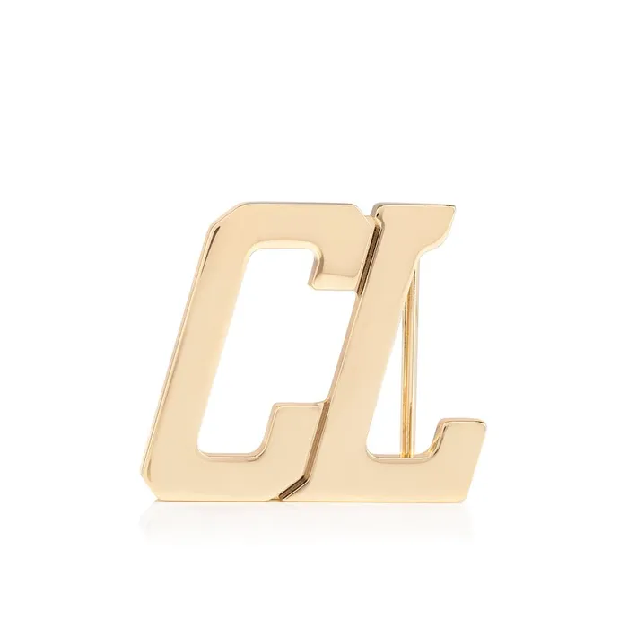 Men Happy Rui CL Logo Belt Buckle Belt Buckle 8211 Metal 8211 Gold Gold Christian Louboutin Belts Men Happy Rui CL Logo Belt Buckle Belt Buckle 8211 Metal 8211 Gold Gold Christian Louboutin Belts