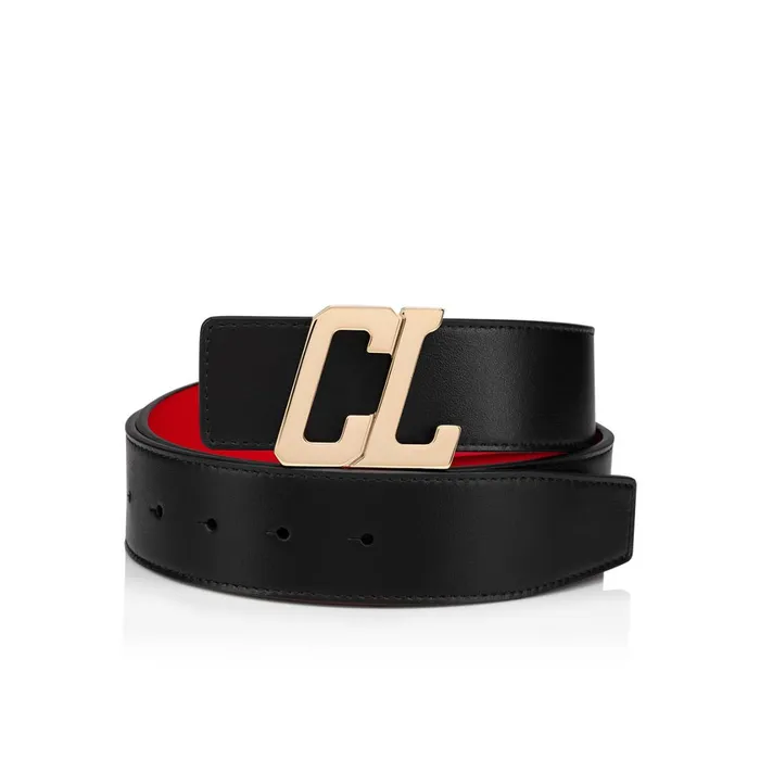 Men Happy Rui CL Logo Belt Buckle Belt Buckle 8211 Metal 8211 Gold Gold Christian Louboutin Belts