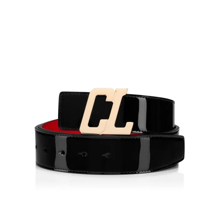 Men Happy Rui CL Logo Belt Buckle Belt Buckle 8211 Metal 8211 Gold Gold Christian Louboutin Belts