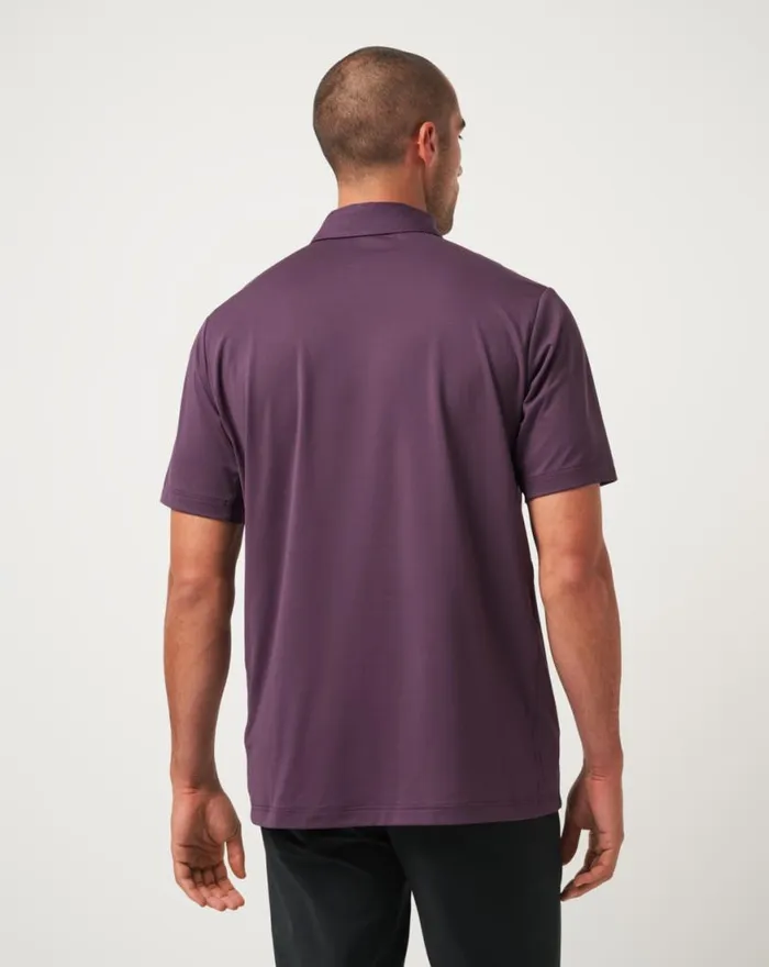 Men HEATER PRO POLO Plum TravisMathew Polos