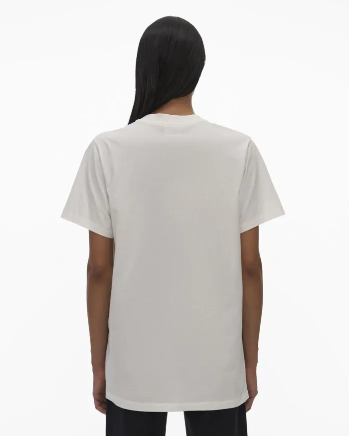 Men HL Taxi Tee Powdered Ecru Helmut Lang TShirts