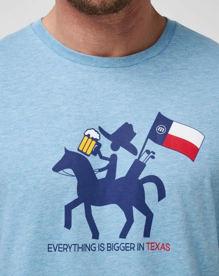 Men HOOT AND HOLLAR 20 TEE Heather Allure TravisMathew Tees Men HOOT AND HOLLAR 20 TEE Heather Allure TravisMathew Tees