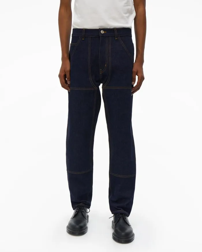 Men Indigo Utility Jean Indigo Helmut Lang Pants