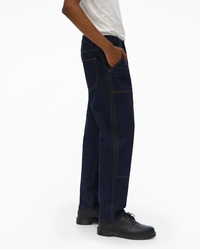 Men Indigo Utility Jean Indigo Helmut Lang Pants