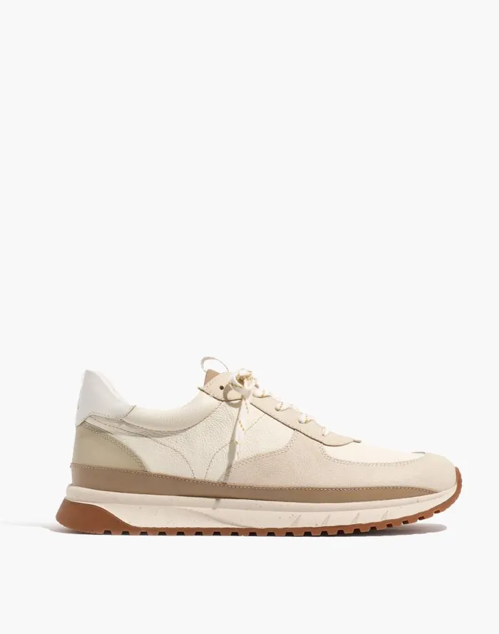 Men Kickoff Trainer Sneakers In Neutral Colorblock Leather Antique Cream Multi Madewell Sneakers Men Kickoff Trainer Sneakers In Neutral Colorblock Leather Antique Cream Multi Madewell Sneakers