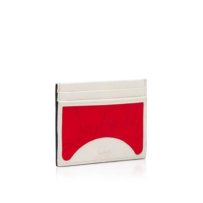 Men Kios Card Holder Card Holder 8211 Calf Leather 8211 Snow White Christian Louboutin Wallets and Cardholders