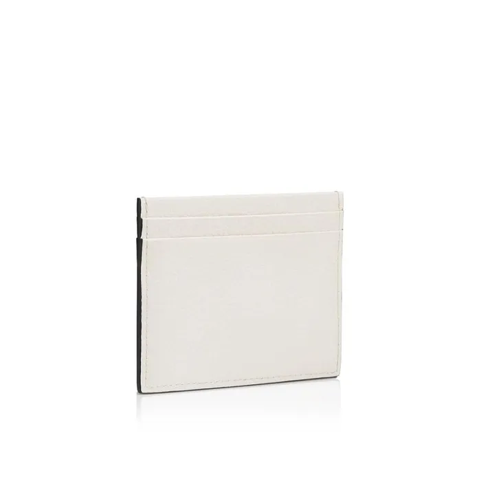 Men Kios Card Holder Card Holder 8211 Calf Leather 8211 Snow White Christian Louboutin Wallets and Cardholders