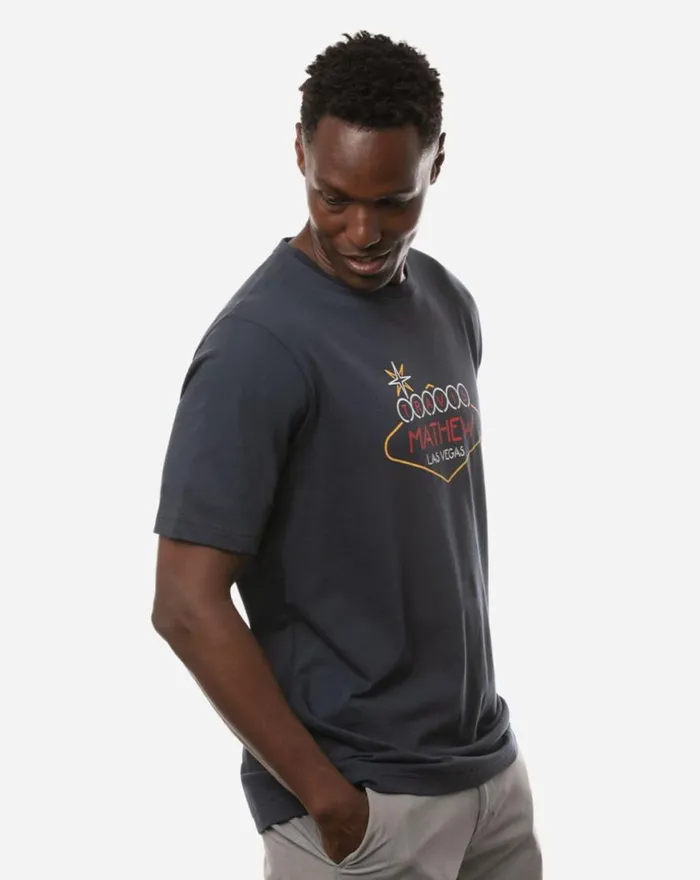 Men LA TO VEGAS 20 TEE Mood Indigo TravisMathew Tees Men LA TO VEGAS 20 TEE Mood Indigo TravisMathew Tees