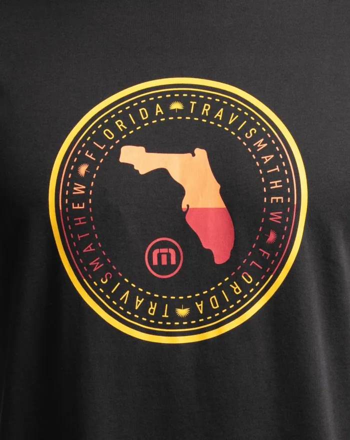 Men LIQUID SUNSHINE TEE Black TravisMathew Tees