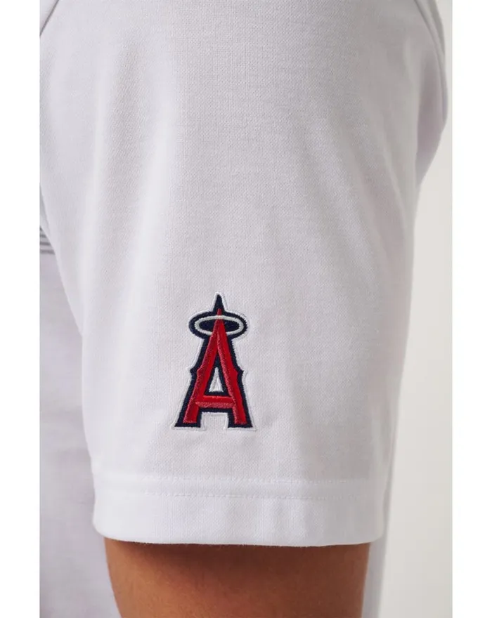Men LOS ANGELES ANGELS TOP RECRUIT POLO White TravisMathew Polos