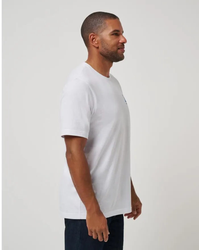 Men LOS ANGELES DODGERS FRIENDLY RIVALRY TEE White TravisMathew Tees