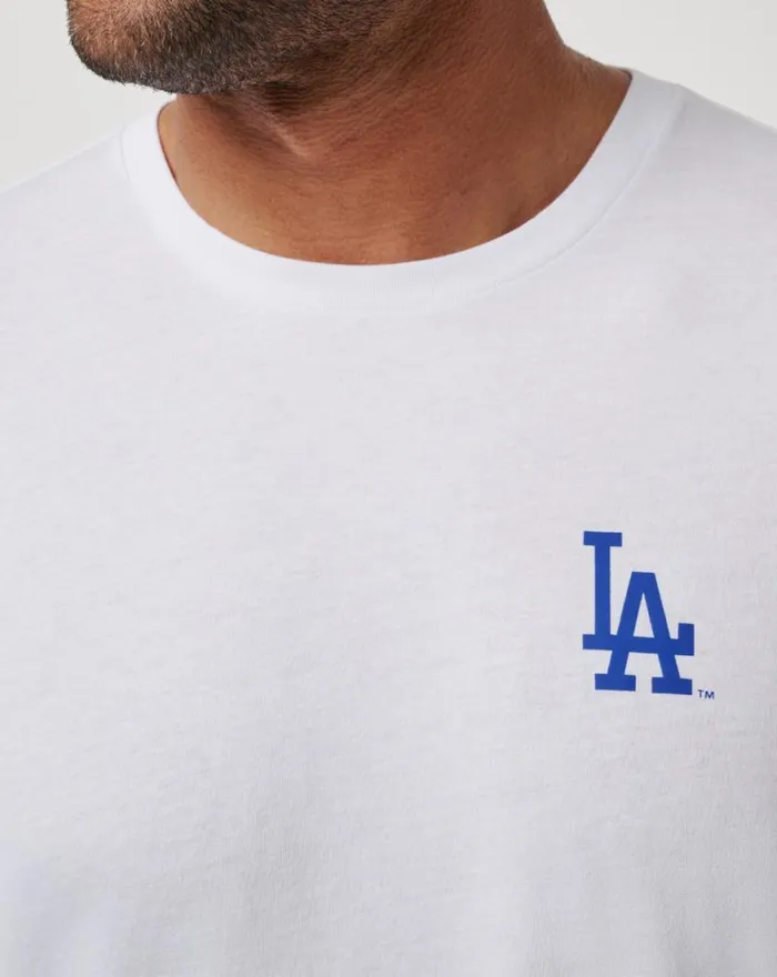 Men LOS ANGELES DODGERS FRIENDLY RIVALRY TEE White TravisMathew Tees