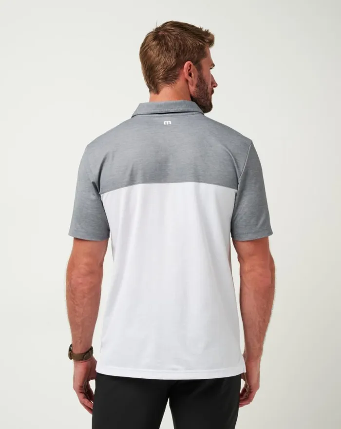 Men LOS ANGELES DODGERS THE RUDDS 20 POLO Heather Quiet Shadewhite TravisMathew Polos