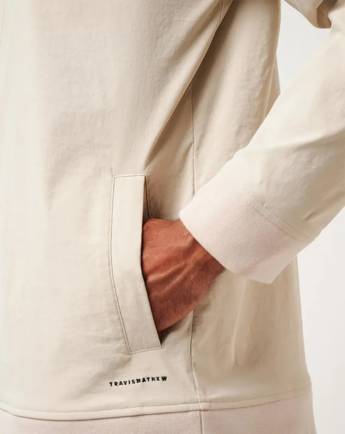 Men LOST CAVE JACKET Italian Sand TravisMathew Jackets