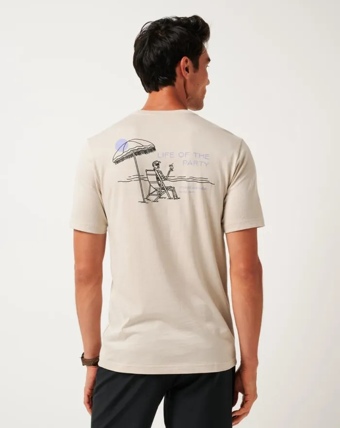 Men LOST VACATION TEE Italian Sand TravisMathew Tees