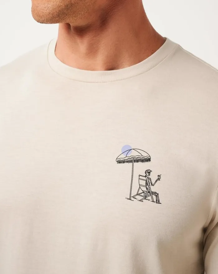 Men LOST VACATION TEE Italian Sand TravisMathew Tees Men LOST VACATION TEE Italian Sand TravisMathew Tees